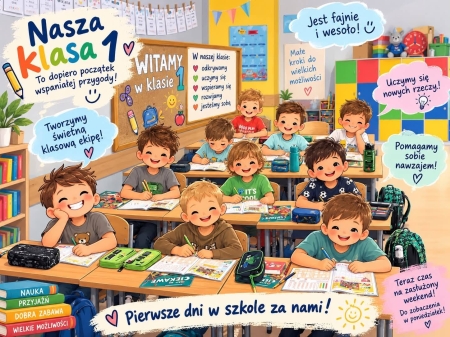 Pierwsze dni w pierwszej klasie już za nami! ✏️